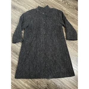 Sandro Women’s Wool Coat Dark Gray size 16